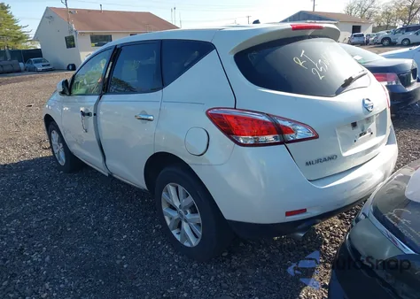2012 Nissan Murano S из США, поврежденный, VIN JN8AZ1MW0CW232957